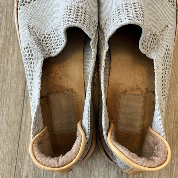 Womens Ugg Sammy Slip On Silver Shoes - 10 - Picture 9 of 10